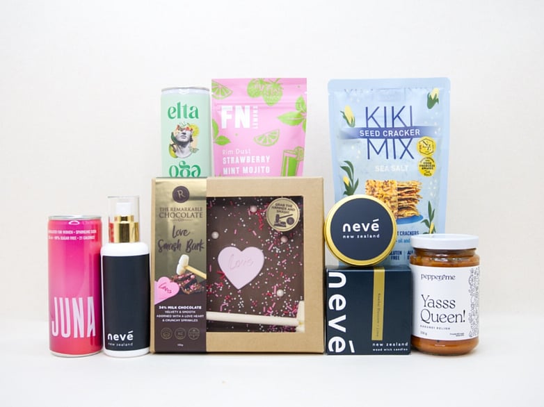 Just For Her gift box NZ &mdash; premium NZ-made gifts for women including candle, chocolate and wellness treats