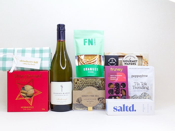 KYND Corporate Hamper gift box NZ — hand picked NZ-made premium corporate gift products delivered nationwide