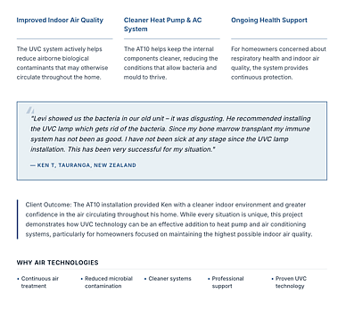 UVC Air Purification Installation - Case Study