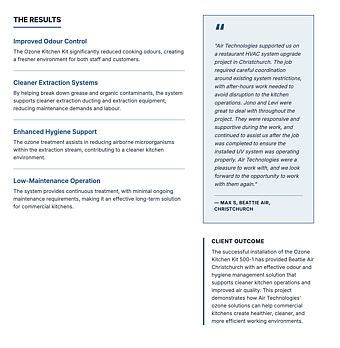 From Council Warning to Clean Air: How Air Technologies Helped a Christchurch Restaurant Solve Persistent Kitchen Odour Issues - Case Study