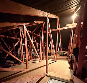 Plywood attic flooring install christchurch 