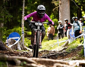 Goldsbury third after tough first day of UCI enduro MTB in Italy
