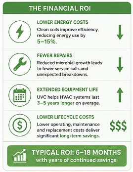 The ROI of Clean Air: How UVC Extends HVAC Lifespan and Reduces Long-Term Building Costs