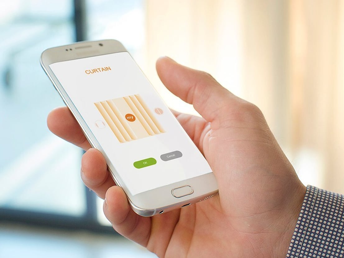Somfy Automation for custom curtains