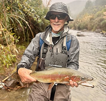 Late season sight fished rainbow trout Ollie Bassett Fly Fishing Guiding Rotorua