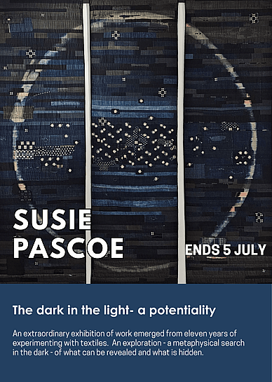The Dark in the Light textiles by Susie Pascoe