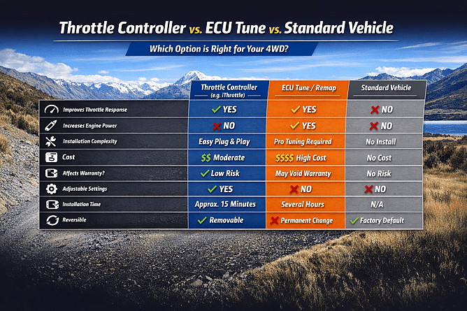 Why Choose a Throttle Controller Instead of an ECU Tune?