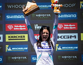 Earnest claims UCI World Cup elite downhill podium in Italy