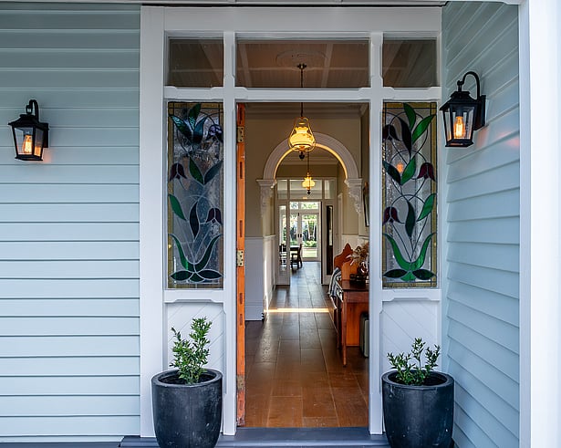 NZ Villa front porch