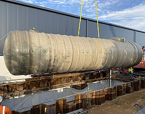 A 55,000-Litre Custom Build: Installing a Pentane Storage Tank for a Manufacturing Client