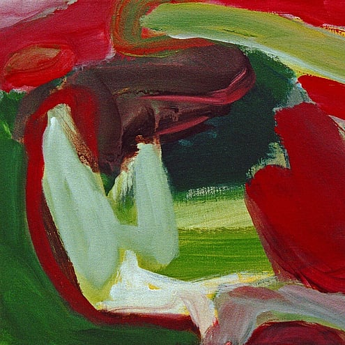 colourful green and red artwork