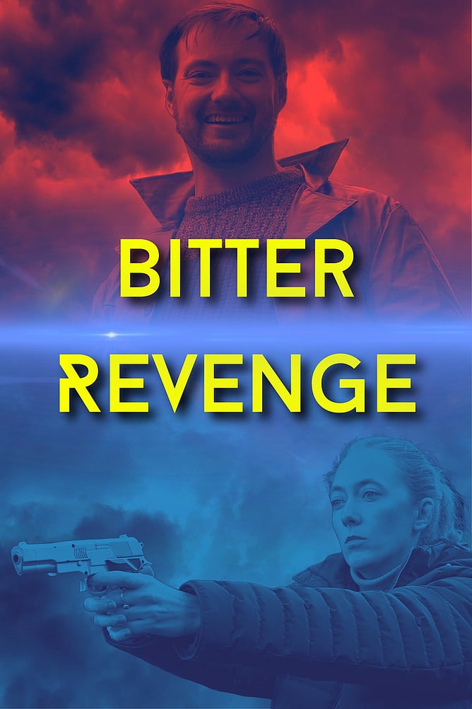 Poster for 'BITTER REVENGE', a 2026 revenge thriller directed by Isaac Lawrence, now streaming on Tubi.