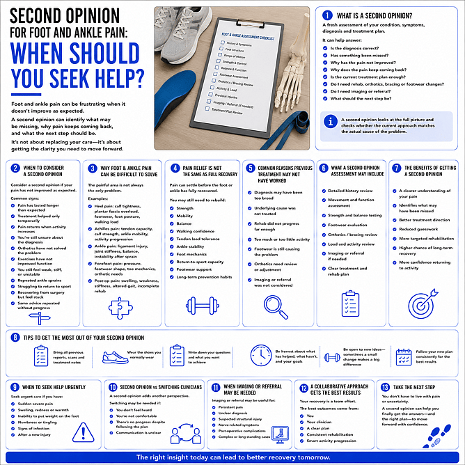 Second Opinion for Foot and Ankle Pain: When Should You Seek Help?