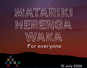 Reminder we're closed Rāmere te 10 o Hōngongoi | Friday 10 July for Matariki!