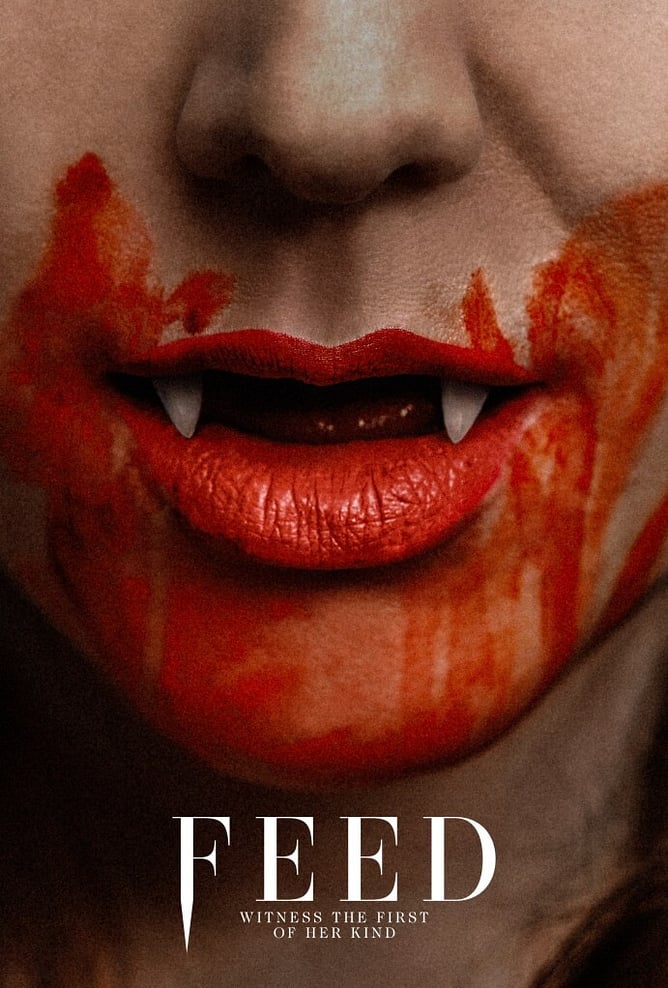 Poster for 'FEED', a 2026 vampire horror film from Saban Films, directed by Marco van Belle and inspired by Bram Stoker’s Dracula and the Irish legend of the Dearg-Due.