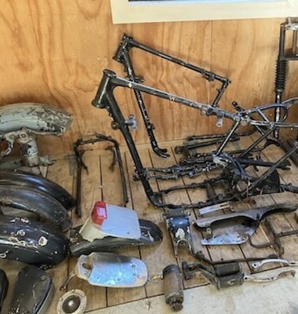 Matchless spares including frames