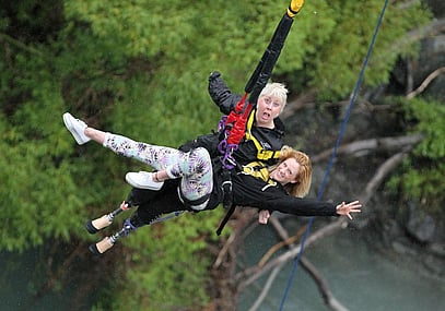 Bungy Jump with Karine