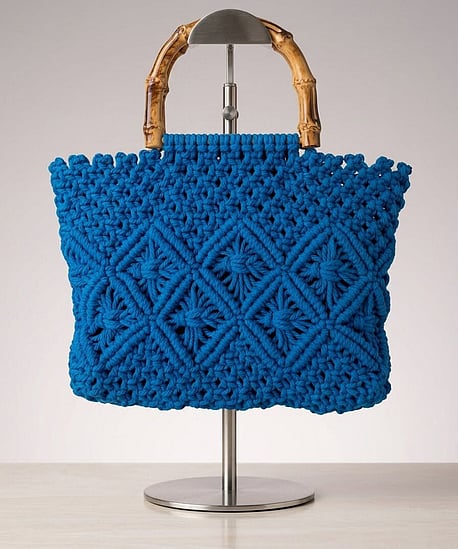 Macramé bag by Bennett's Pottery & Craft