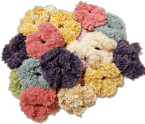 Fluffy crochet Scrunchies - SHOP