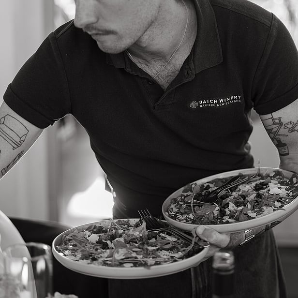 Work at Batch Winery, Waiheke Island