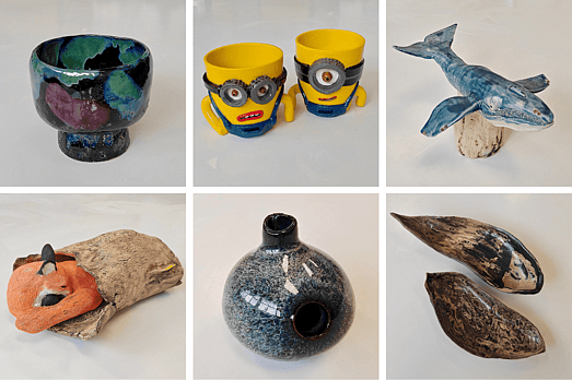 Pit firing pics, heads on the wall, lustre firing planned