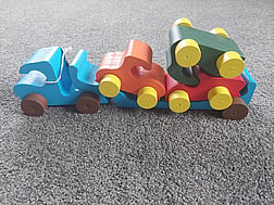 Wooden Transport truck