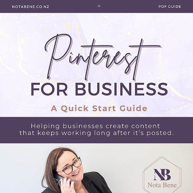 Nota Bene Pinterest Business Quick Start Guide free download