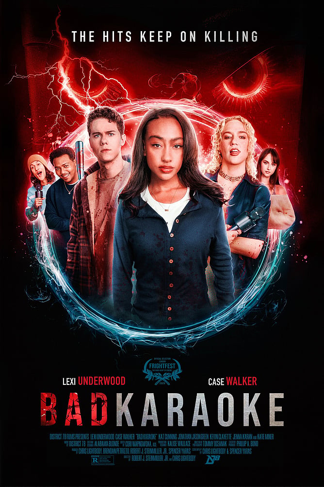 'BAD KARAOKE' Tubi FrightFest 2026 trailer poster