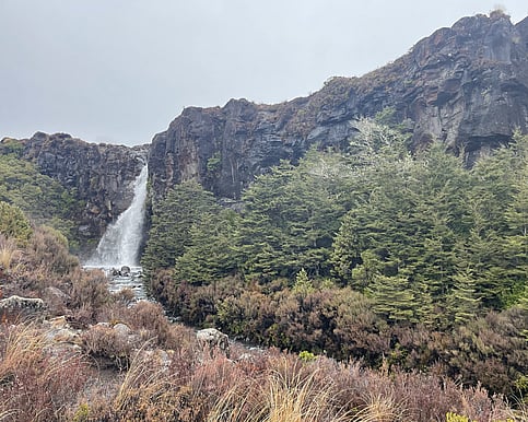 Taranaki Falls - One of many waterfalls in the Ruapehu Area