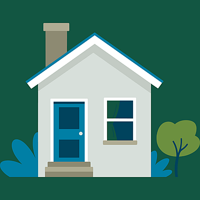 Picture of a illustrated home 