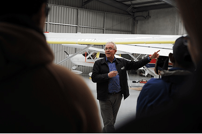 Mark presenting to a group at the Kendon Strong centre in Tauranga
