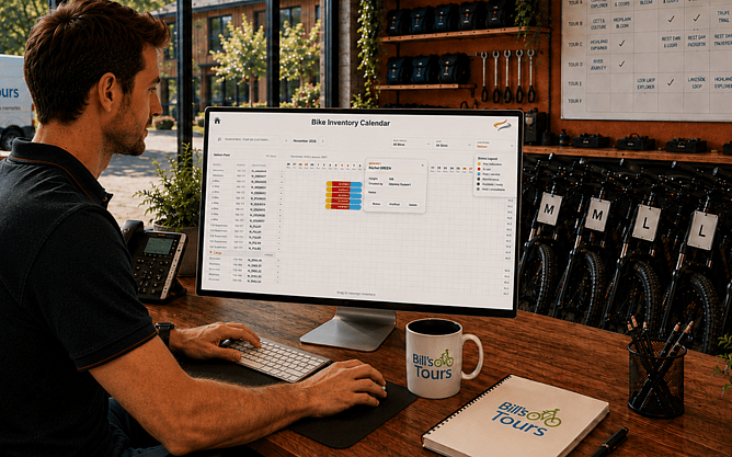 Connected bike inventory gives tour operators a real-time view of bike availability, allocations, and maintenance, helping ensure the right bike is assigned to the right guest.