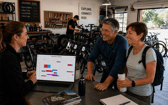 A well-prepared tour gives guests confidence that their bikes, equipment, and trip details are ready, creating a seamless start to their cycling adventure.