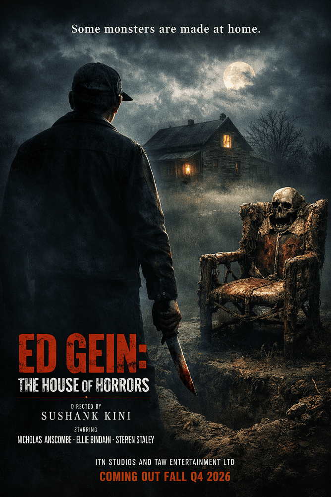 ITN Distribution releases 'ED GEIN: THE HOUSE OF HORRORS', a brutal true-crime-inspired psychological horror from TAW Entertainment.