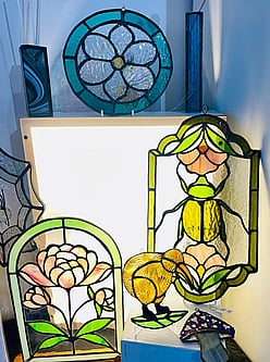 Handcrafted glass art by The Wild Cabinet
