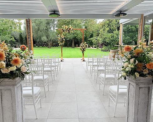Forage + Form Flowers Uncover Ceremony