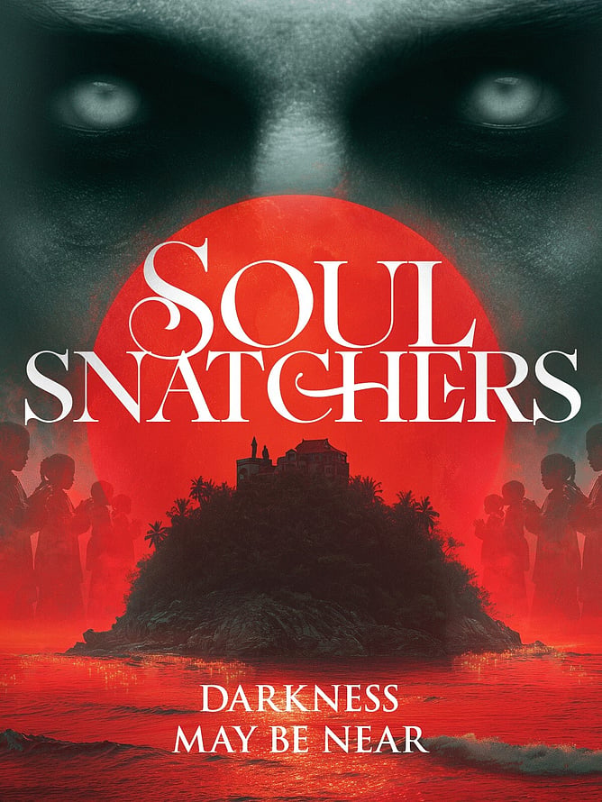 Poster for 'SOUL SNATCHERS', a 2026 Seven Tales supernatural thriller from director Julio Roman.