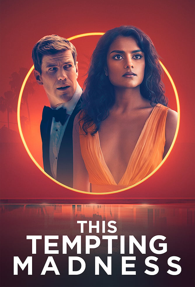 Poster for 'THIS TEMPTING MADNESS', a 2026 Plaion Pictures psychological thriller starring Simone Ashley.
