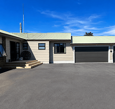 Original brick and weatherboard exterior before professional house repaint Rotorua
