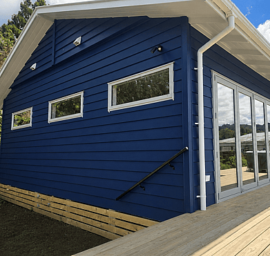 Completed exterior repaint of historic house in Rotorua