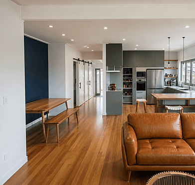 Finished interior painting of renovated historic home in Rotorua