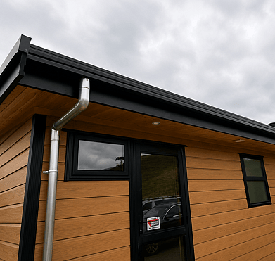 Before exterior house repaint and colour change in Rotorua