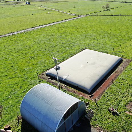 dairy farm flexi tank 500m3 storage 