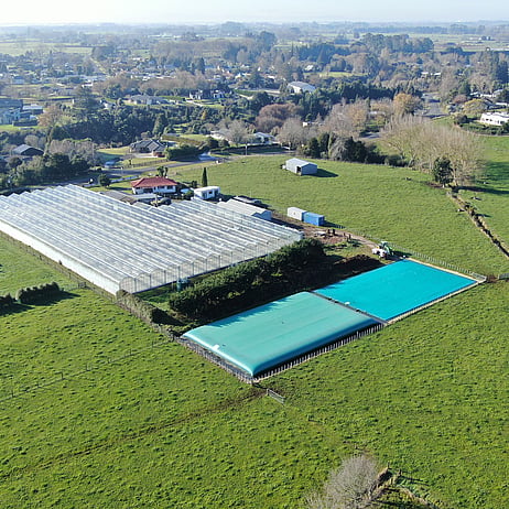 Green House water storage 