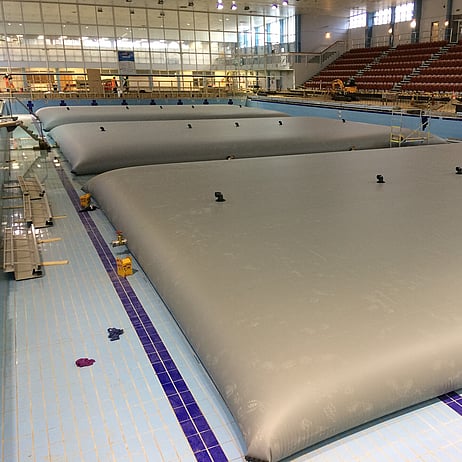 Pool water storage 