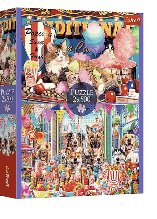 Trefl 2 x 500 Piece Jigsaw Puzzles - Fluffy Friends
