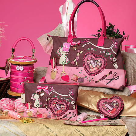 Vendula Sewing Shop Scrapbook - Pink Ribbon Foundation Edition