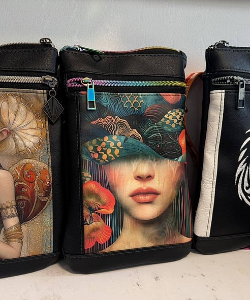 Handmade artisan bag by The Bag Lady