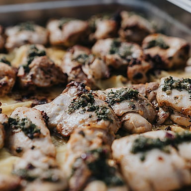 Food at Father's Day Event