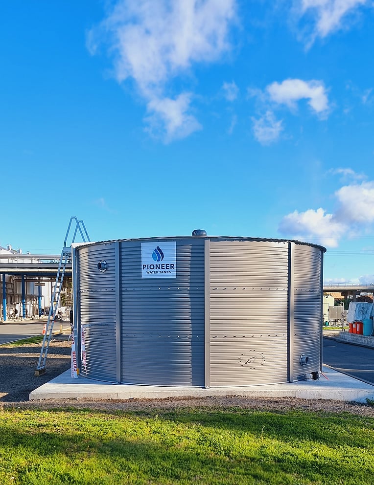100,000L fire sprinkler tank